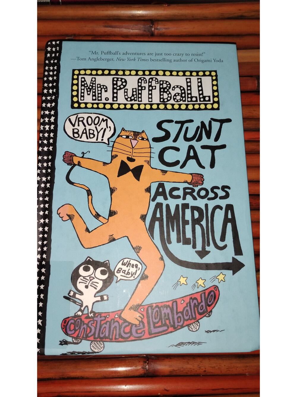 Mr. PuffBall Stunt Cat Across America Constance Lombardo 2016 First Ed Hardcover